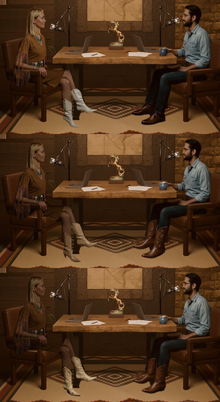 Boot and leg fixes on the wide shot