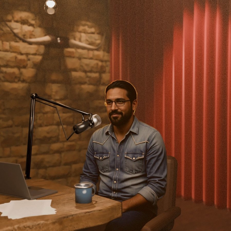 Marco Elizondo at the Plugged In table